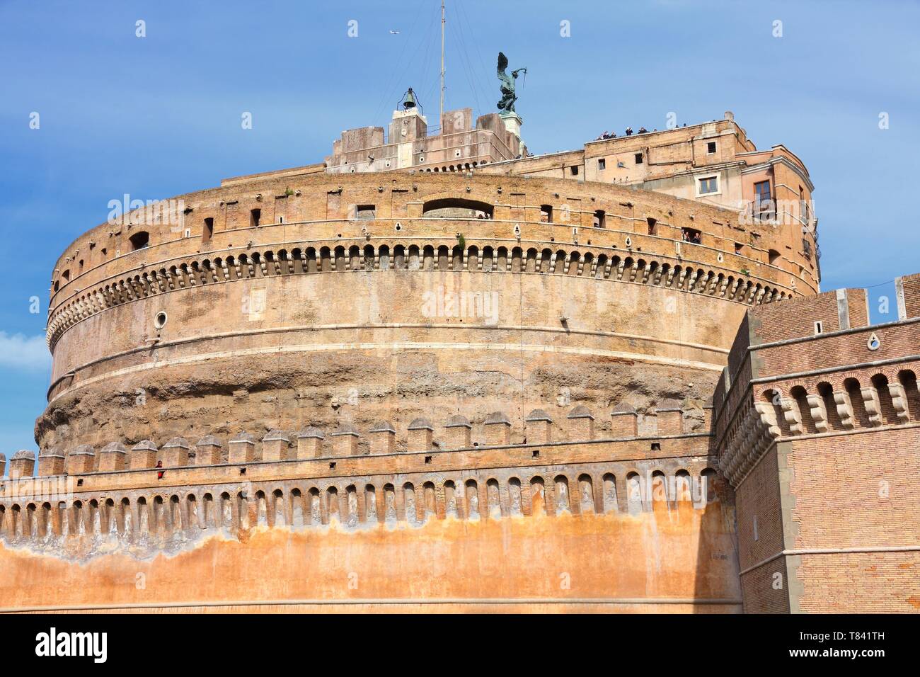 Rome, Italy. View of famous Castel Sant' Angelo Stock Photo - Alamy