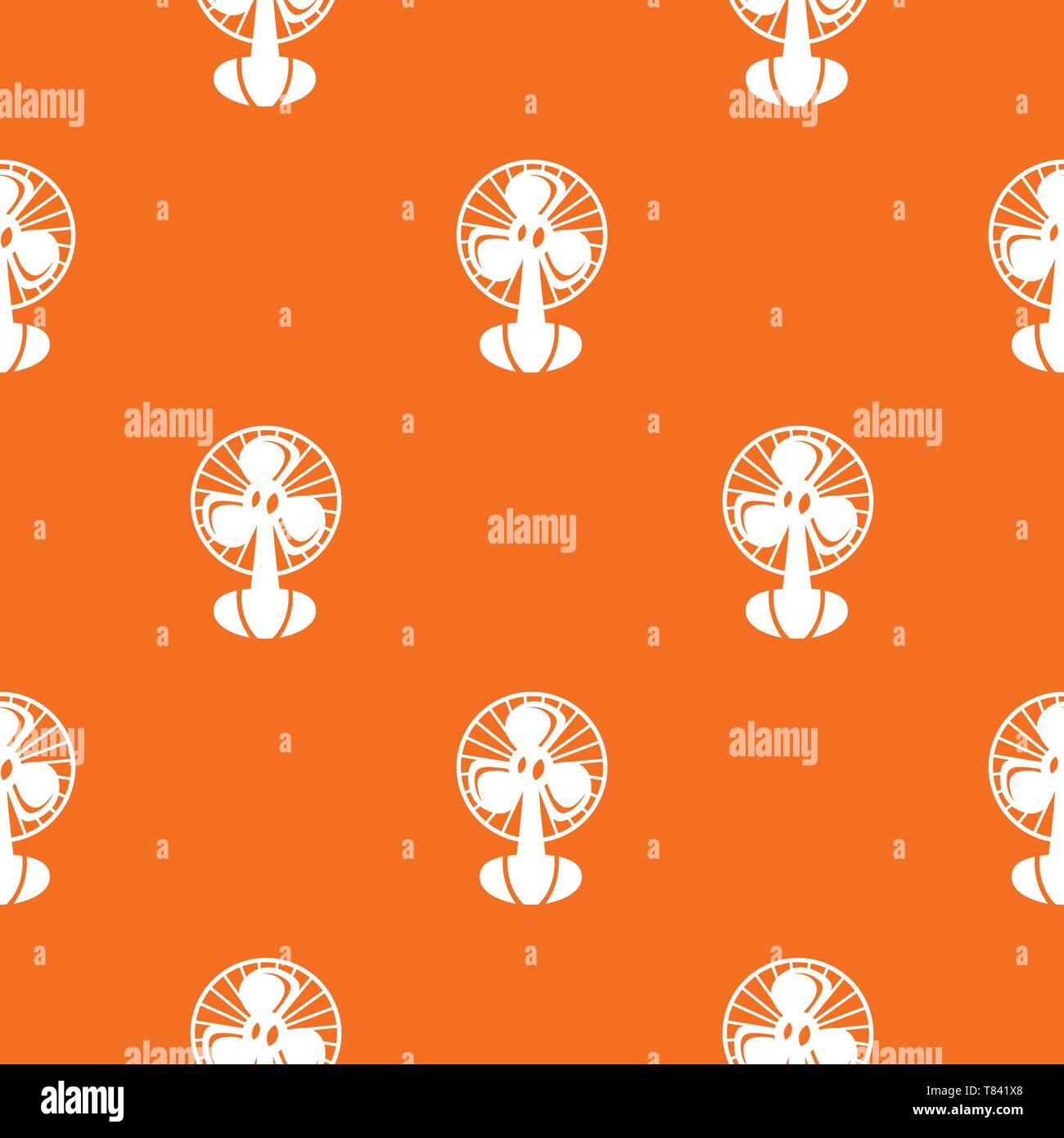 Fan pattern vector orange Stock Vector