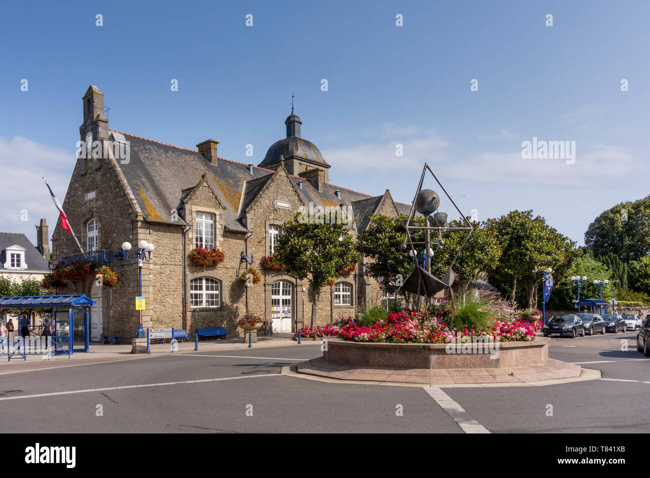 Saint Malo Mairie (Town Hall) Annexe in Paramé District, Brittany, France Stock Photo