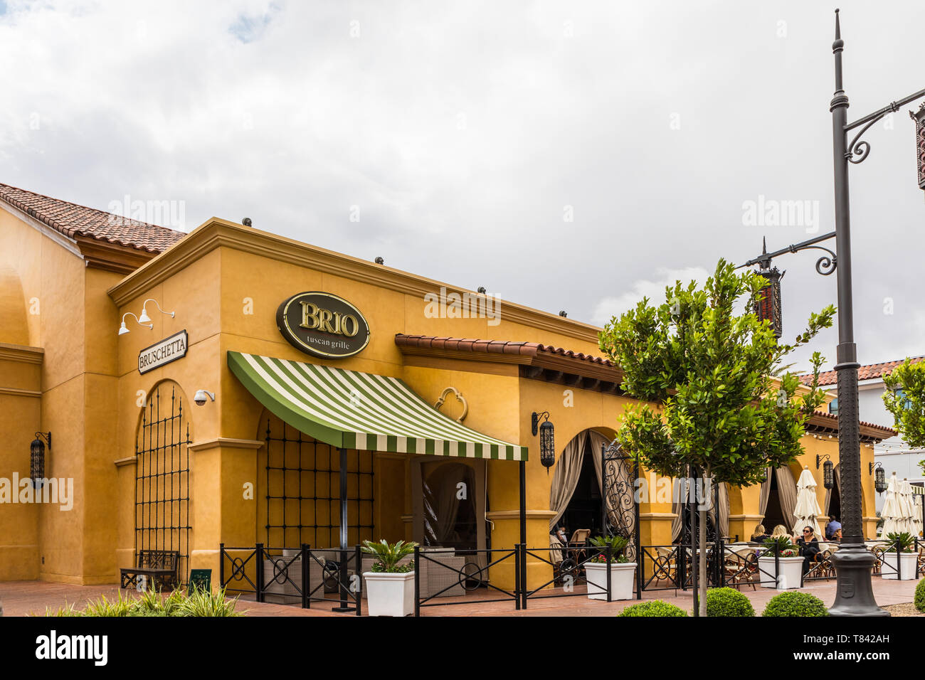 Brio restaurant at The Town Square Shopping Mall in Las Vegas Nevada USA  Stock Photo - Alamy