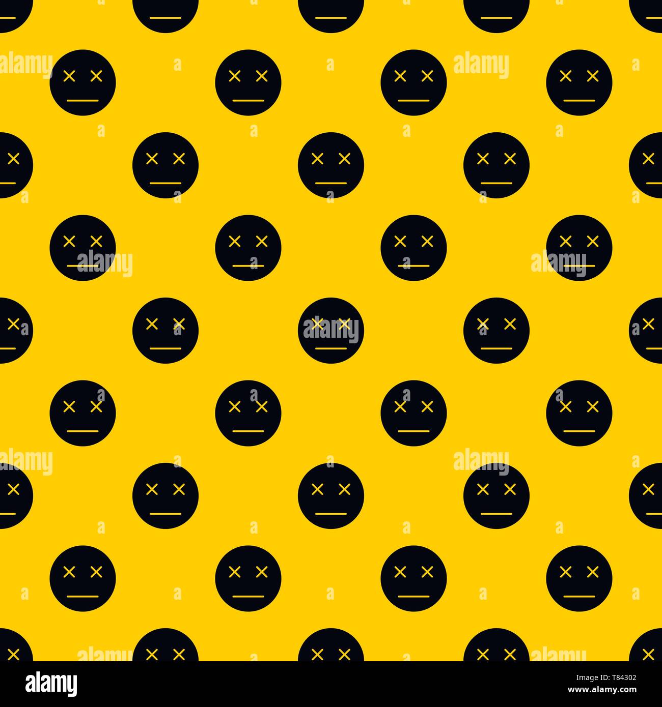 Dead emotpattern vector Stock Vector Image & Art - Alamy