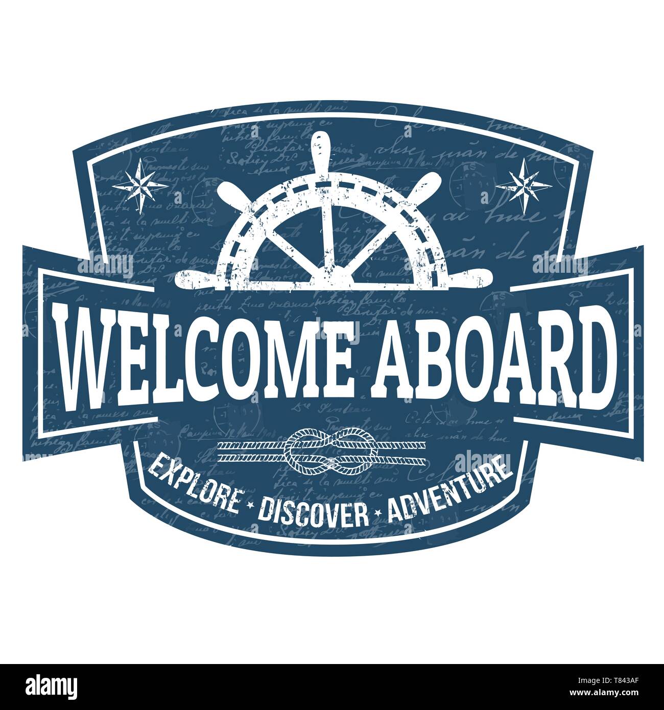 Cartello Nautico Rotondo “Welcome Aboard” Con Ancora E Onde – Decorazione Marina Per Parete, Porta O Portico, Stile Barca A Vela, Blu Navy, Regalo Perfetto Per Gli Amanti Del Mare