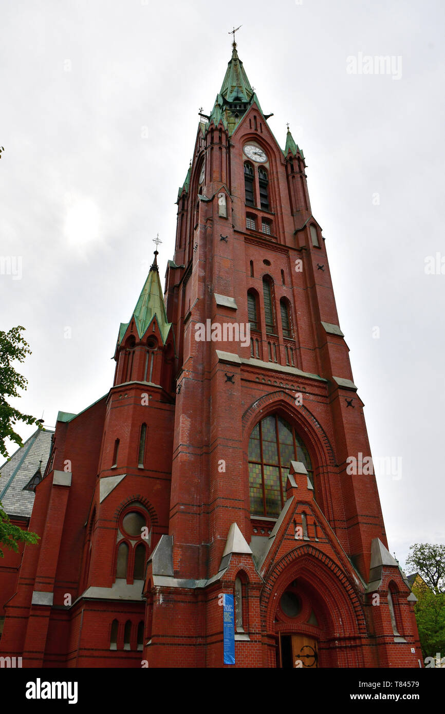 St. John's Church, Johanneskirken, Bergen, Norway, Scandinavia, Europe Stock Photo