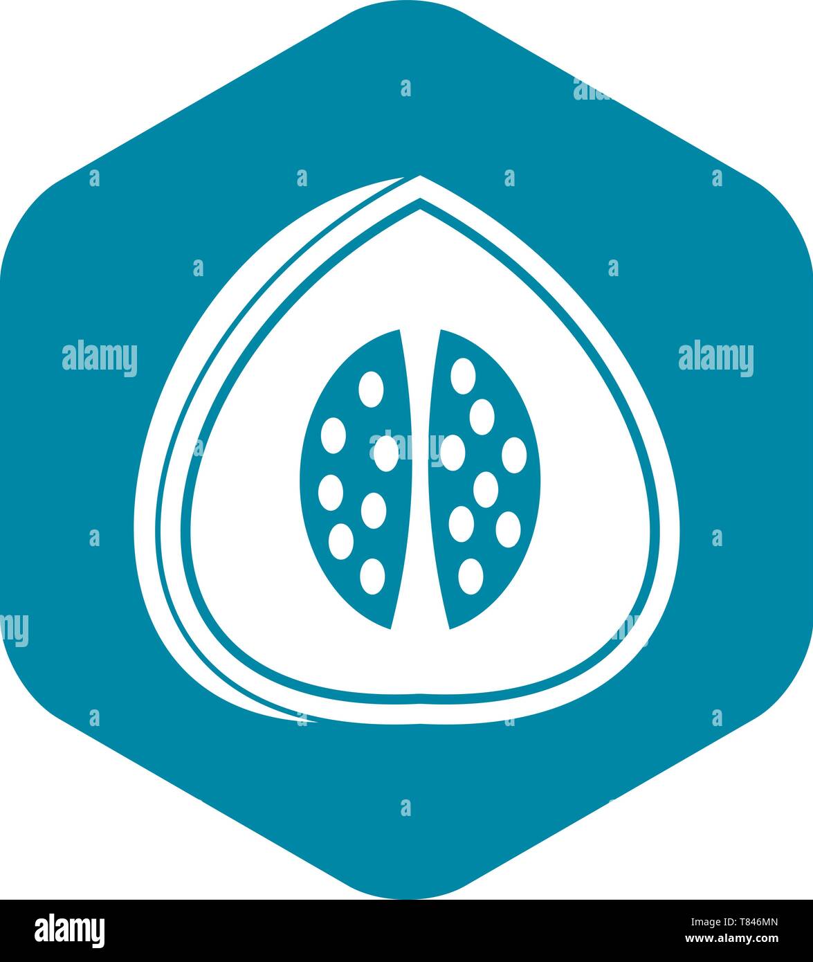 Half watermelon fruit shadow vector hi-res stock photography and images ...