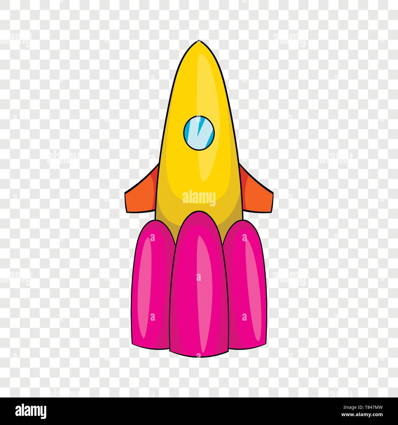 Big rocket icon, cartoon style Stock Vector Image & Art - Alamy