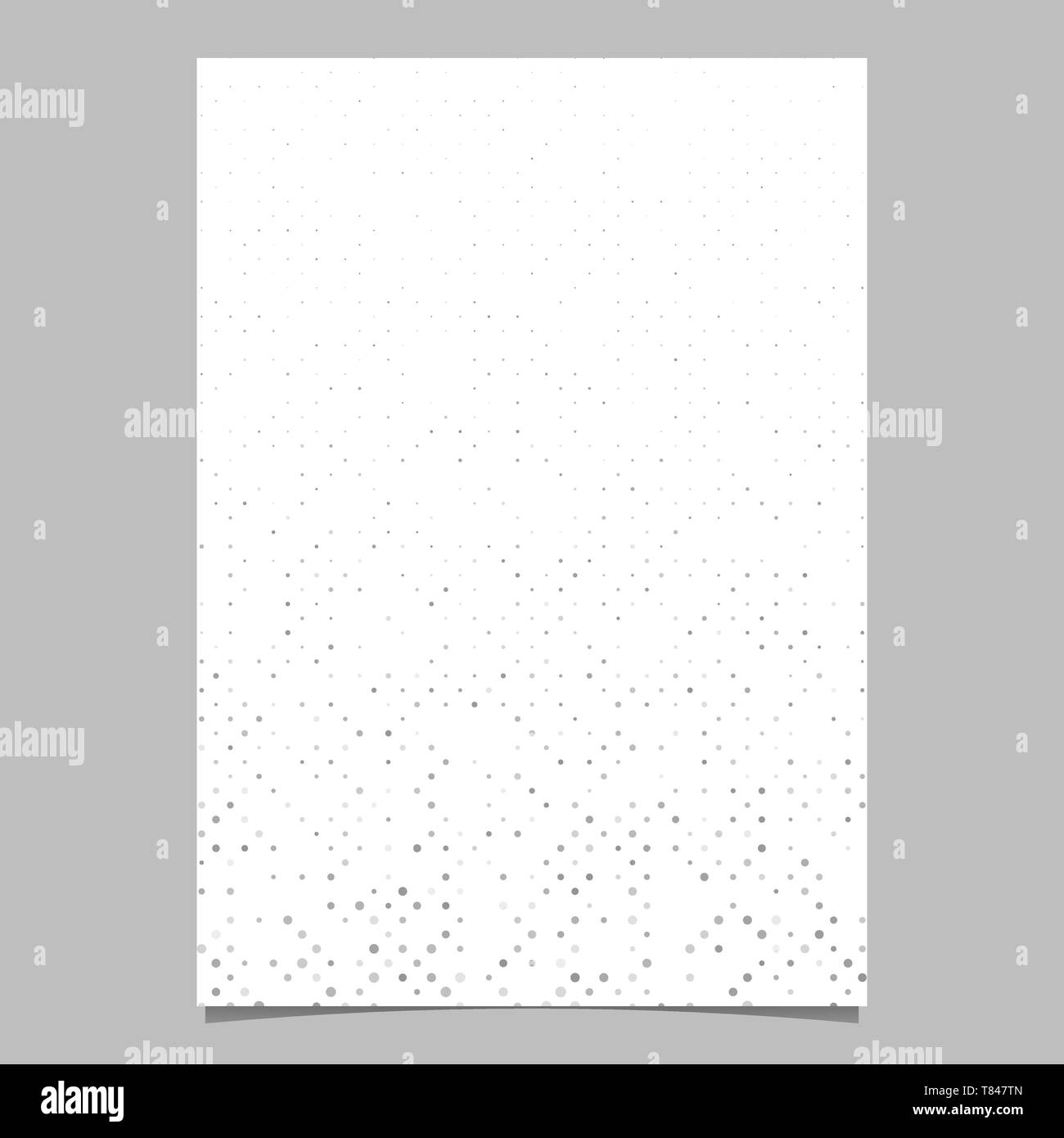 Grey circle pattern brochure background - vector stationery design ...
