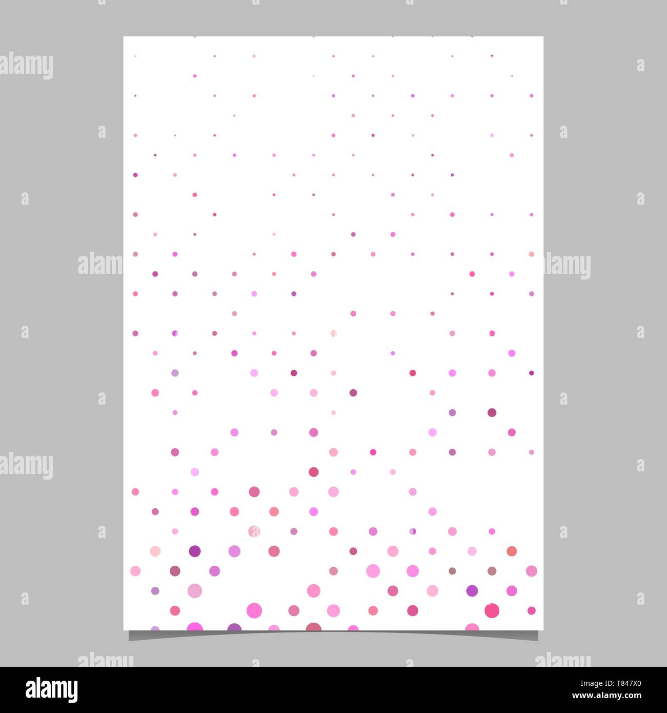 Abstract circle pattern brochure template - vector cover background ...