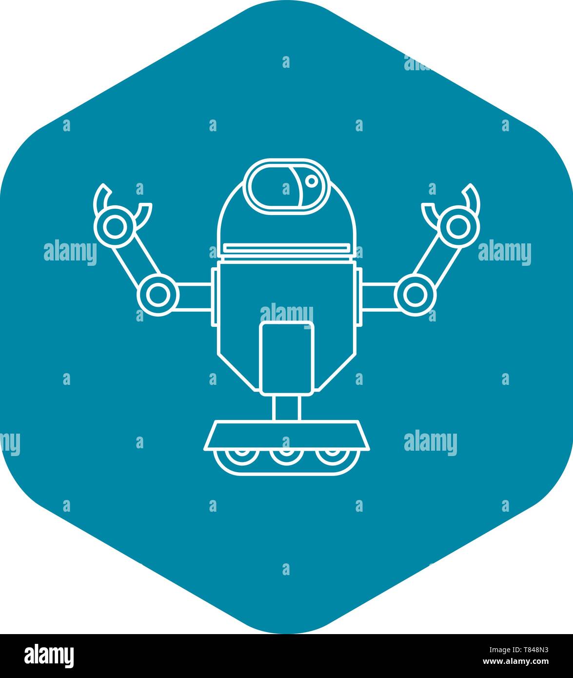 Automatic mechanism icon, outline style Stock Vector Image & Art - Alamy