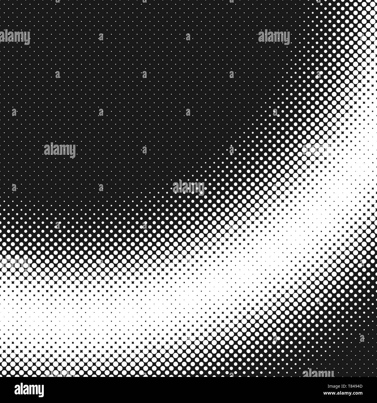 Geometric halftone dot pattern background from circles Stock Vector ...