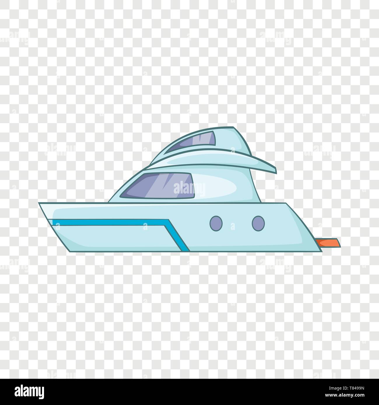 Planing powerboat icon, cartoon style Stock Vector Image & Art - Alamy