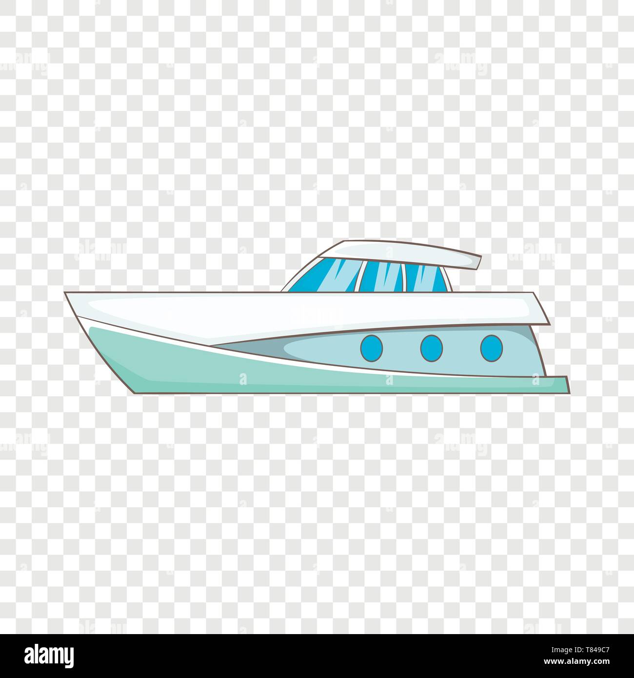 Big yacht icon, cartoon style Stock Vector Image & Art - Alamy