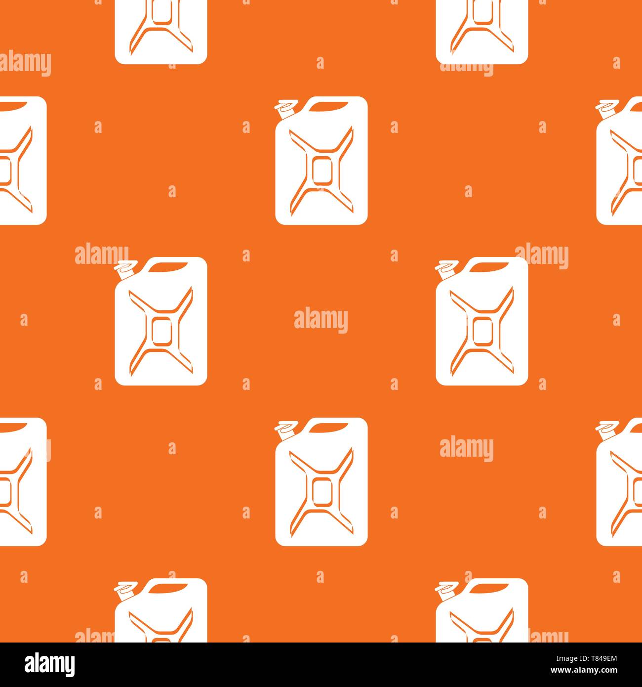 Canister pattern vector orange Stock Vector