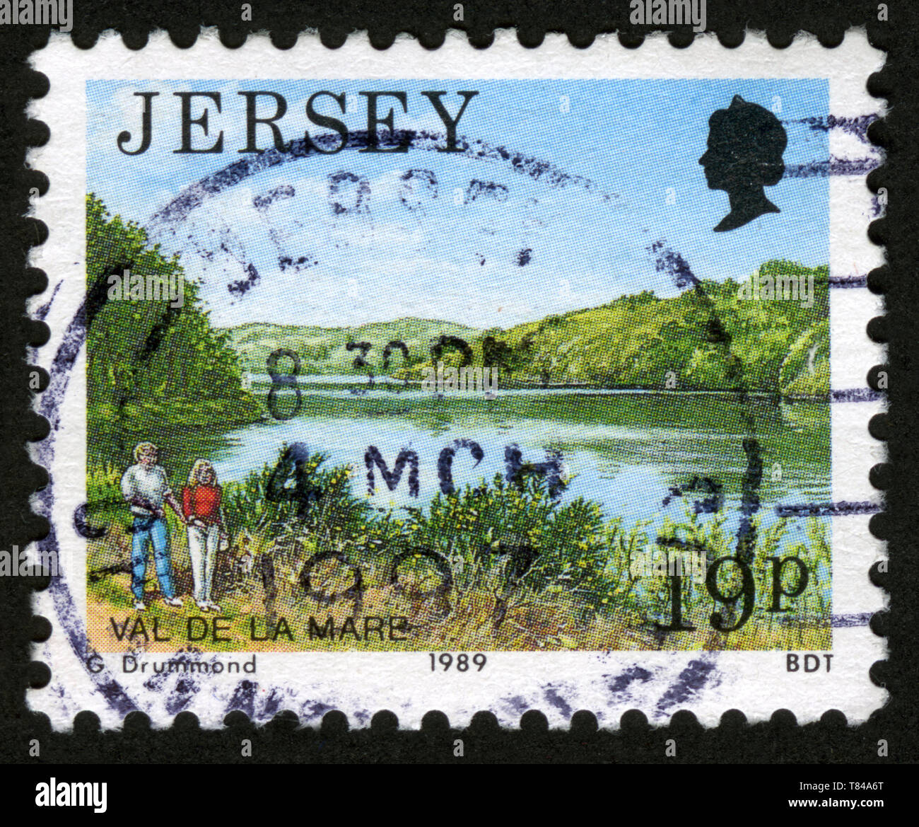 Jersey stamps hires stock photography and images Alamy