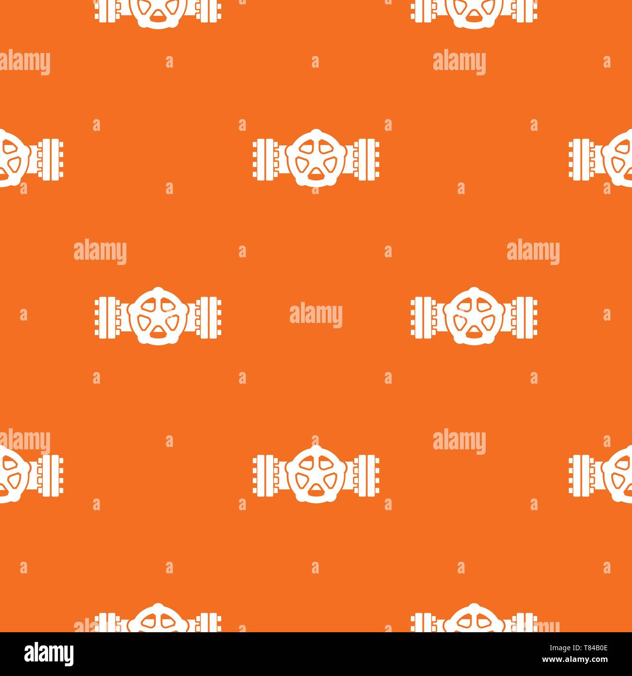 Pipiline pattern vector orange Stock Vector
