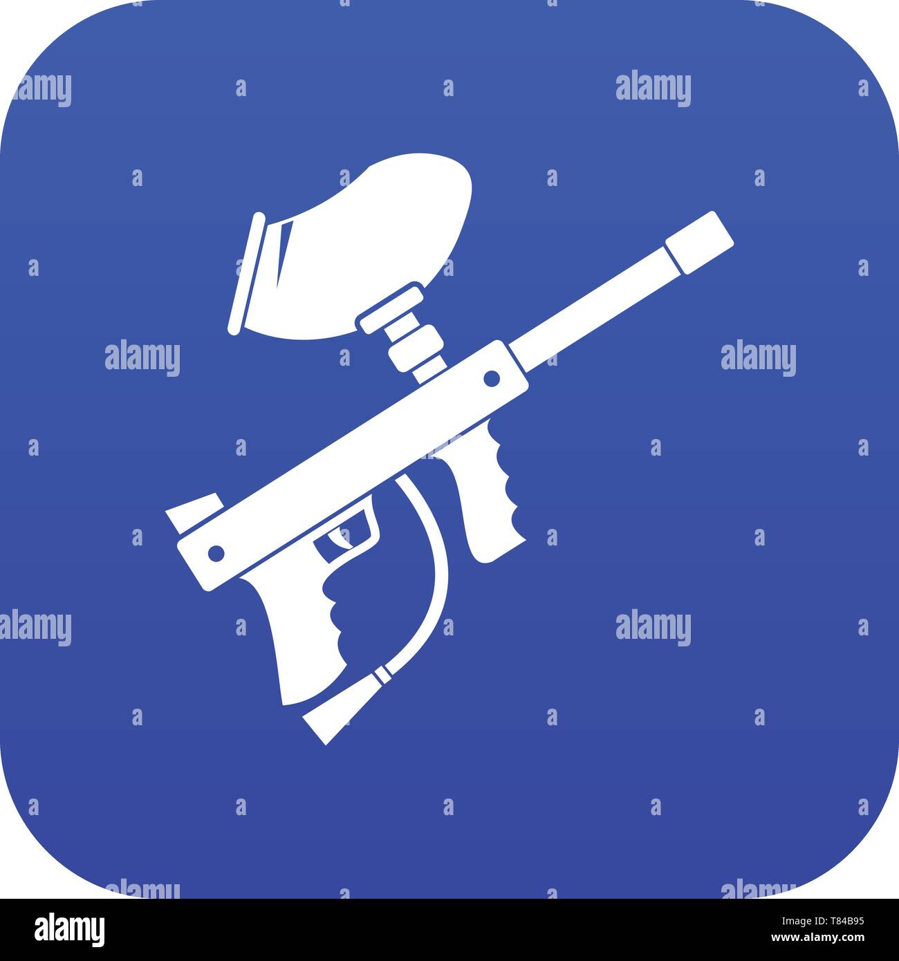 Paintball marker icon digital blue Stock Vector Image & Art - Alamy