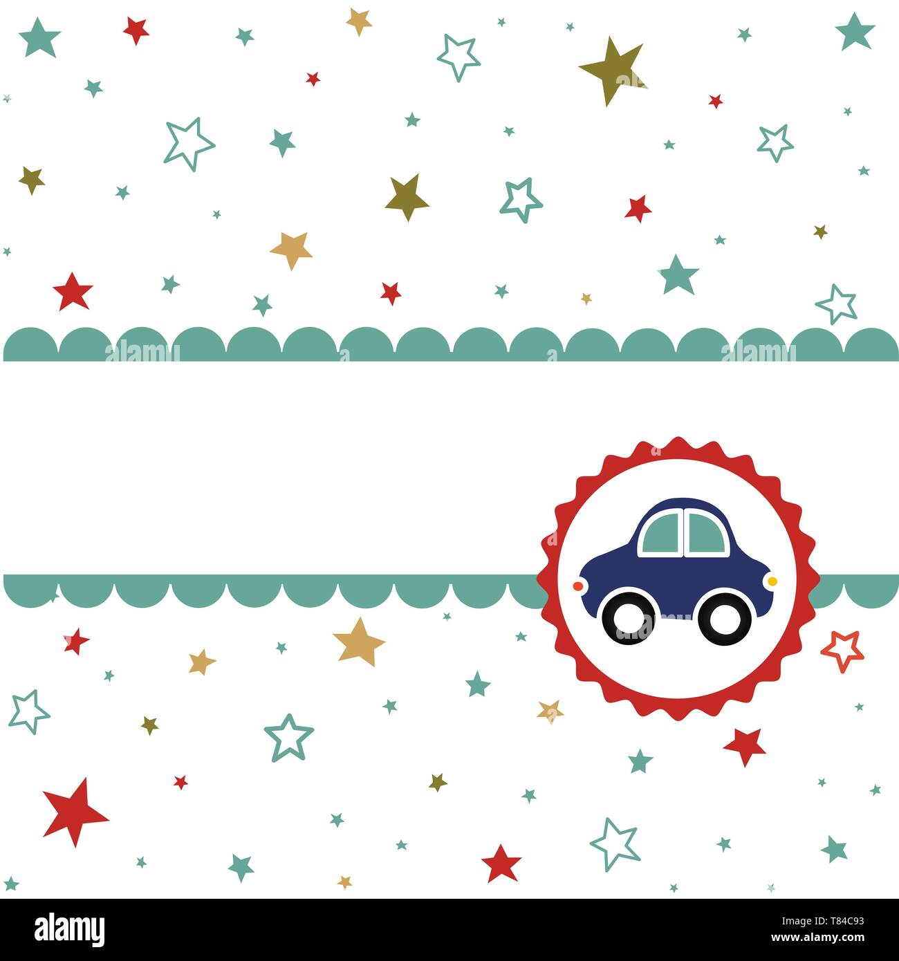 Baby Shower invitation card Stock Vector Image & Art Alamy