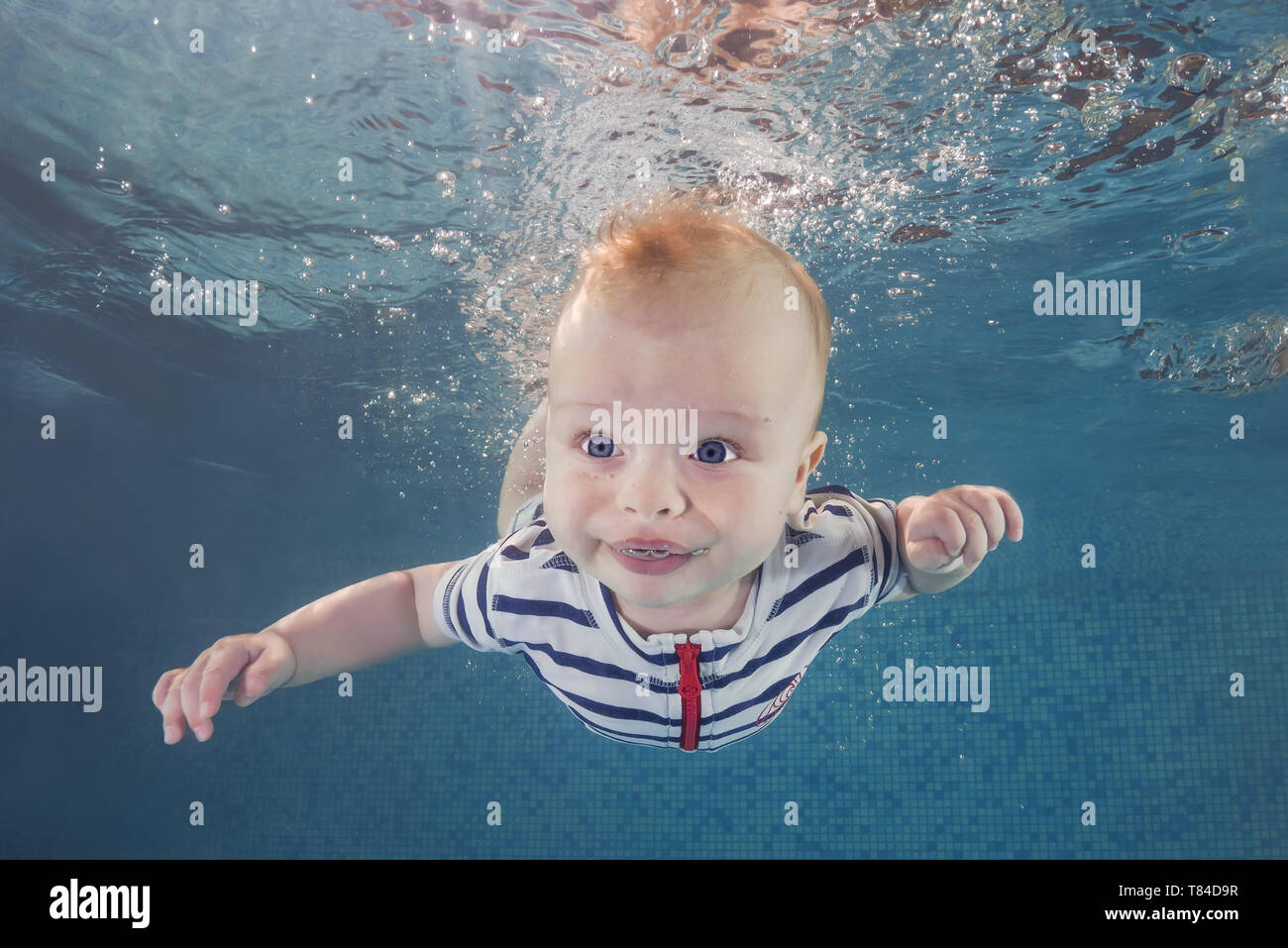 Odessa, Ukraine, Eastern Europe. 25th Apr, 2019. Little baby boy in a