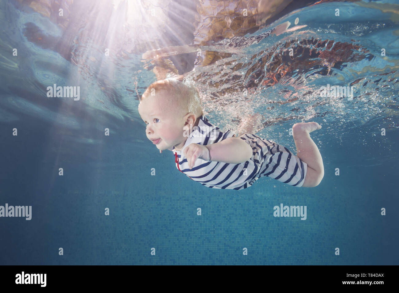 Odessa, Ukraine, Eastern Europe. 25th Apr, 2019. Little baby boy in a