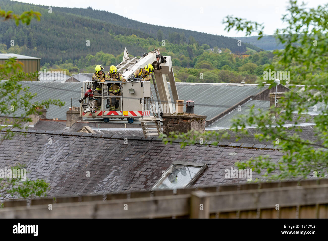 Breich Street, Rothes, Moray, Scotland, UK. 10th May 2019. This is the