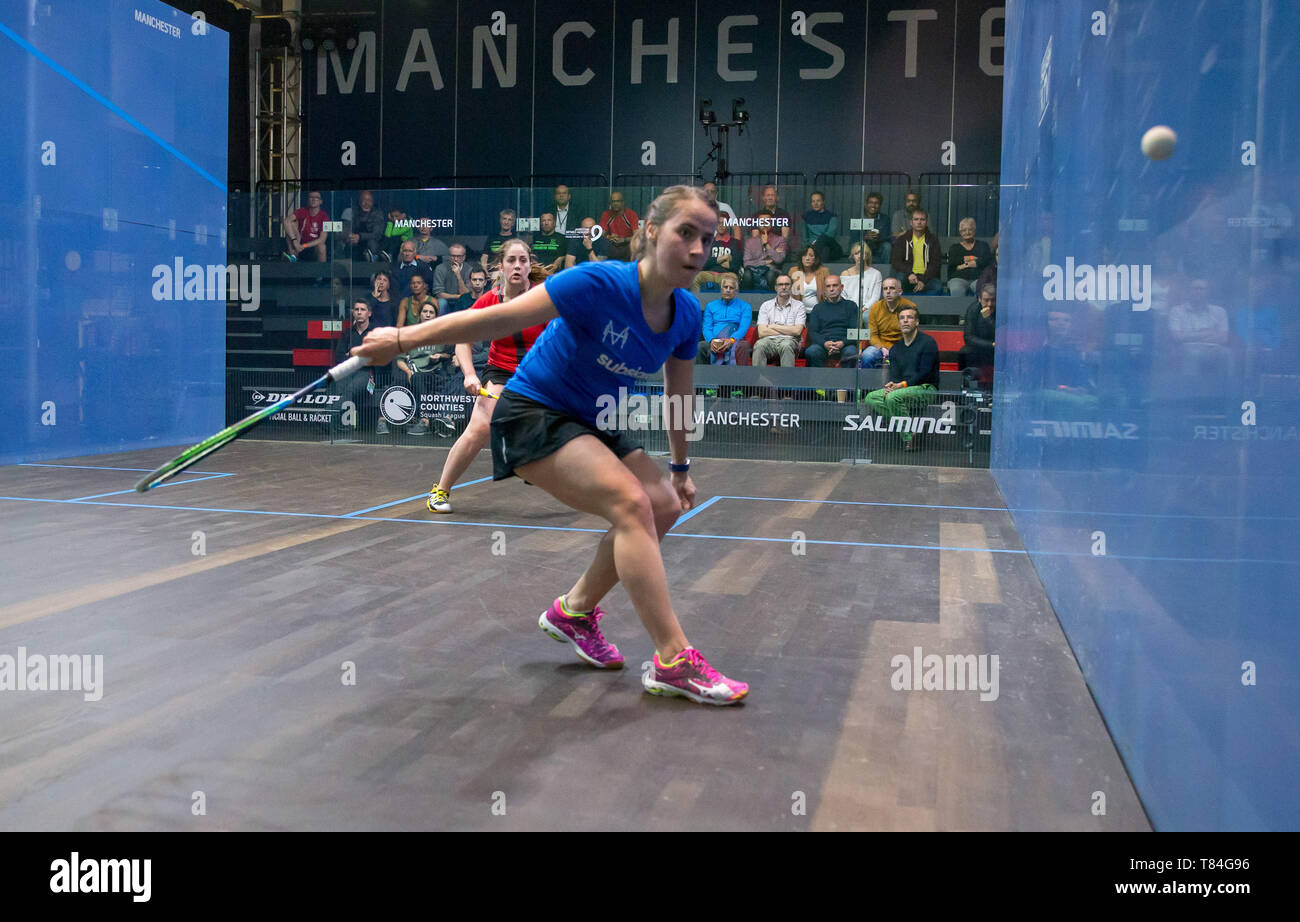 National Squash Centre, Manchester, UK. 10th May, 2019. Manchester Open Squash championships, day 2; Milou van der Heijden (NED) Credit: Action Plus Sports/Alamy Live News Stock Photo Alamy