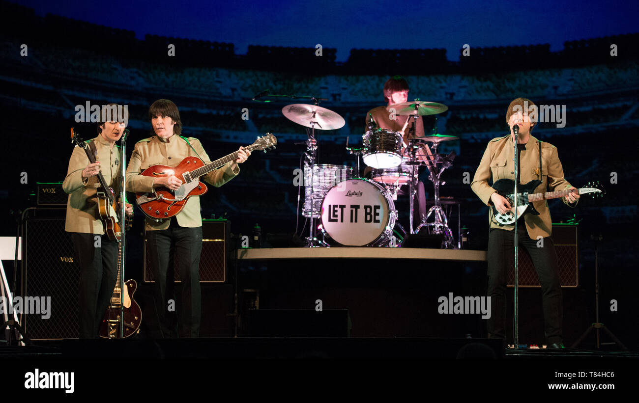 Glasgow, UK. 10 May 2019. LET IT BE, The Musical. The Iconic music of The  Beatles with LET IT BE, the spectacular new concert jam-packed with over 40  of The Beatles' greatest