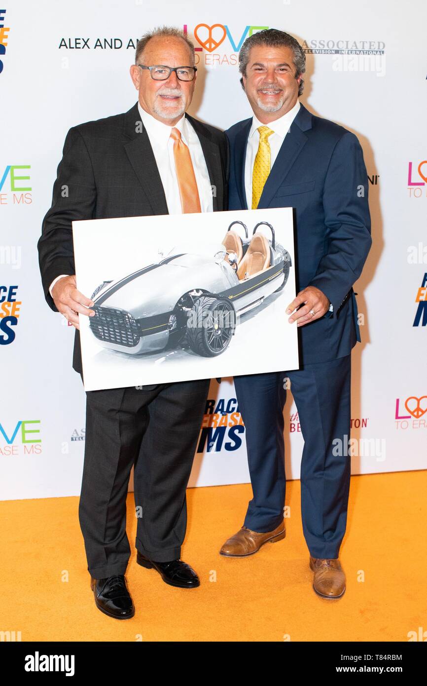 Beverly Hills, CA. 10th May, 2019. Jeff Whaley, Jerome Vassallo at arrivals for 26th Annual Race to Erase MS Gala, The Beverly Hilton, Beverly Hills, CA May 10, 2019. Credit: Adrian Cabrero/Everett Collection/Alamy Live News Stock Photo