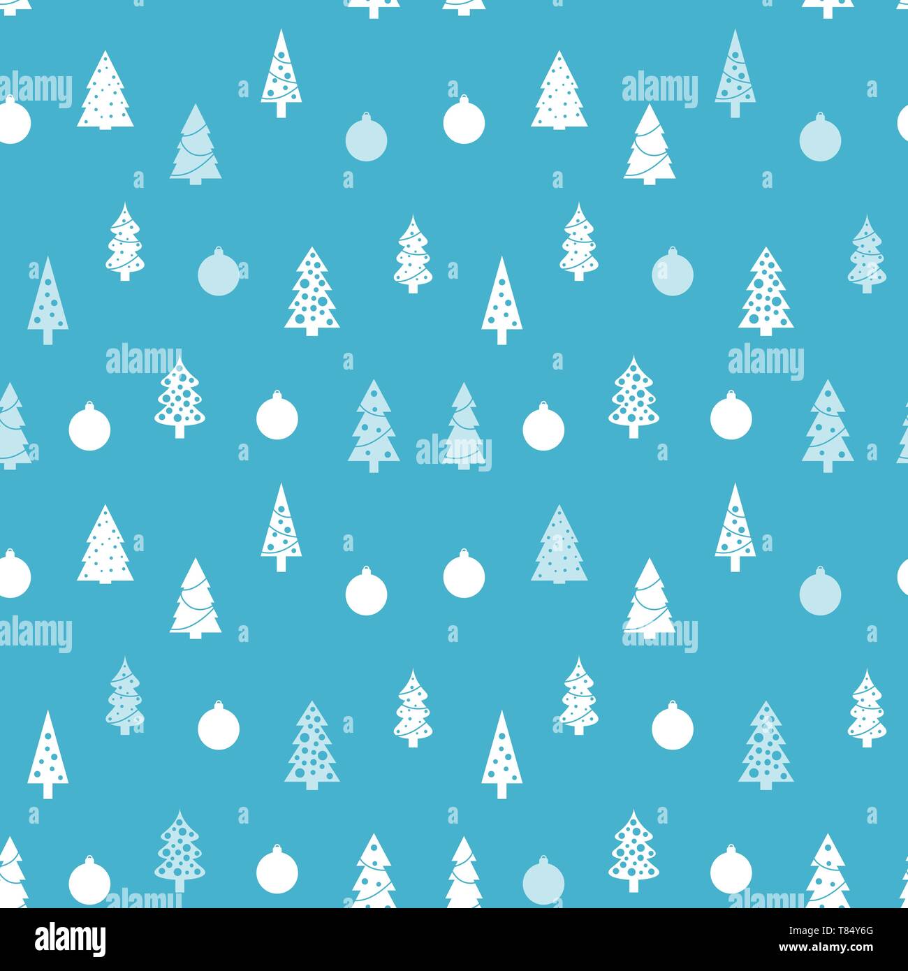 Christmas pattern - seamless background texture. Christmas tree vector ...