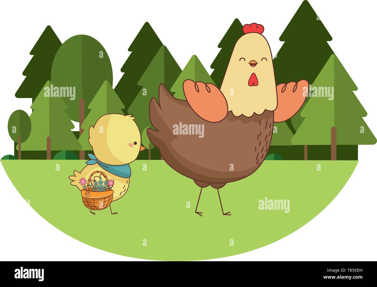 Happy farm animals cartoon Stock Vector Image & Art - Alamy