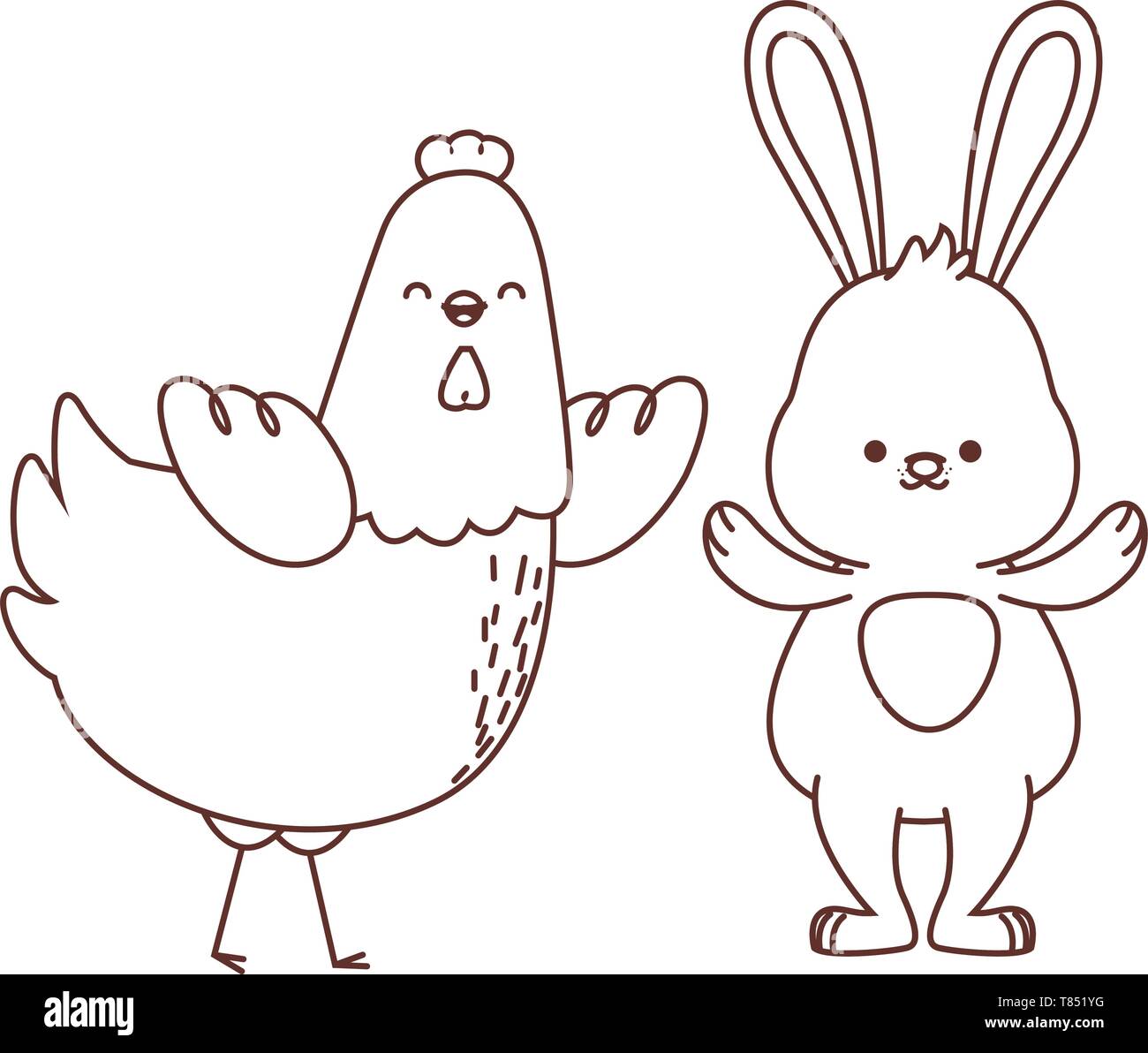 Get Farm Animals Clipart Outline Background