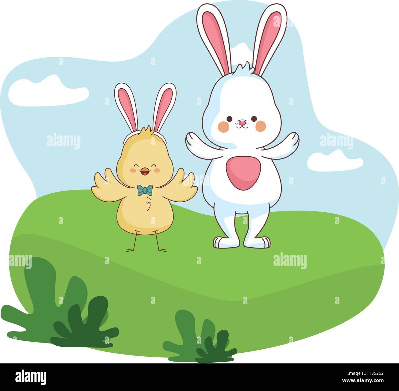 Happy farm animals cartoon Stock Vector Image & Art - Alamy