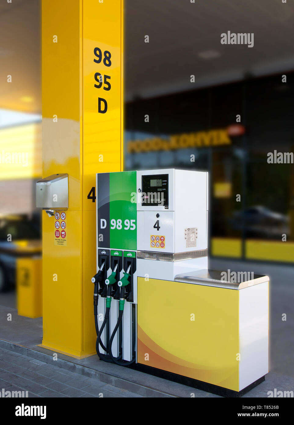 Gas Station Pumps Stock Photo Alamy