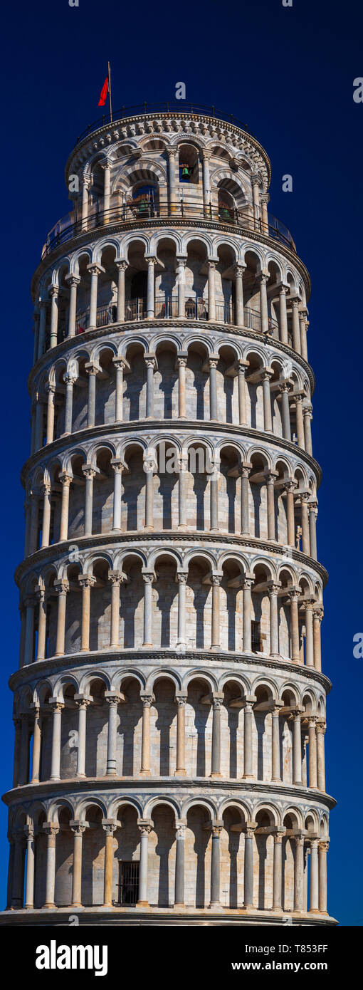 Panorama of the Piazza dei Miracoli. Pisa, Tuscany. Italy. Stock Photo