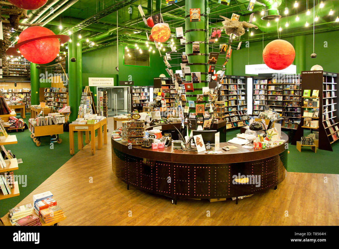 Bookstore Help Desk Stock Photo
