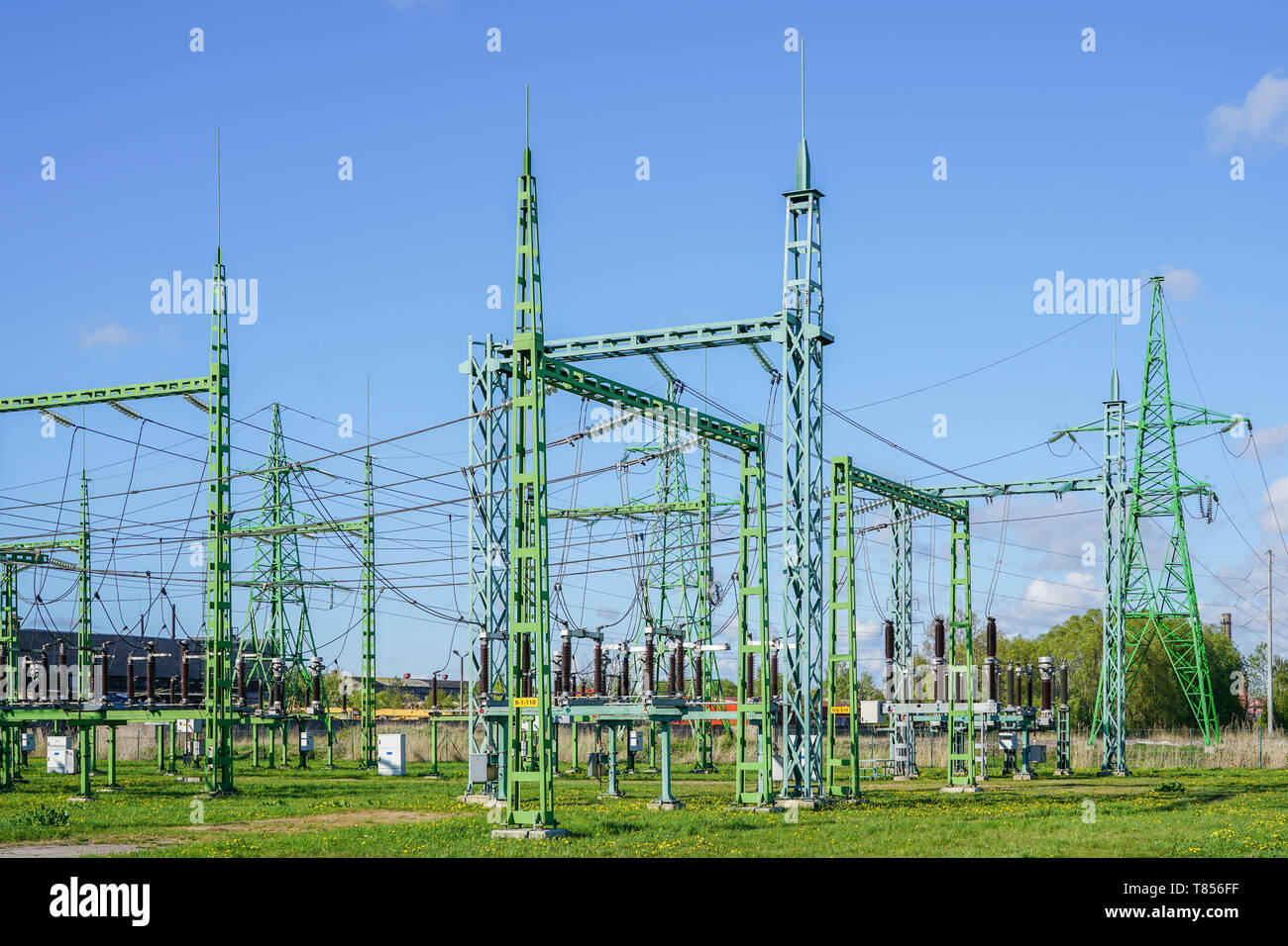Substation lightning hi res stock photography and images Alamy
