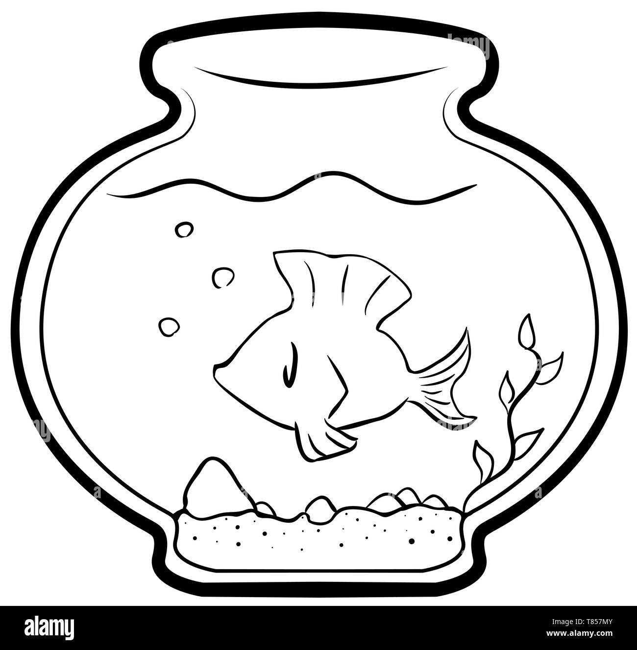 Goldfish Cartoon High Resolution Stock Photography and Images Alamy
