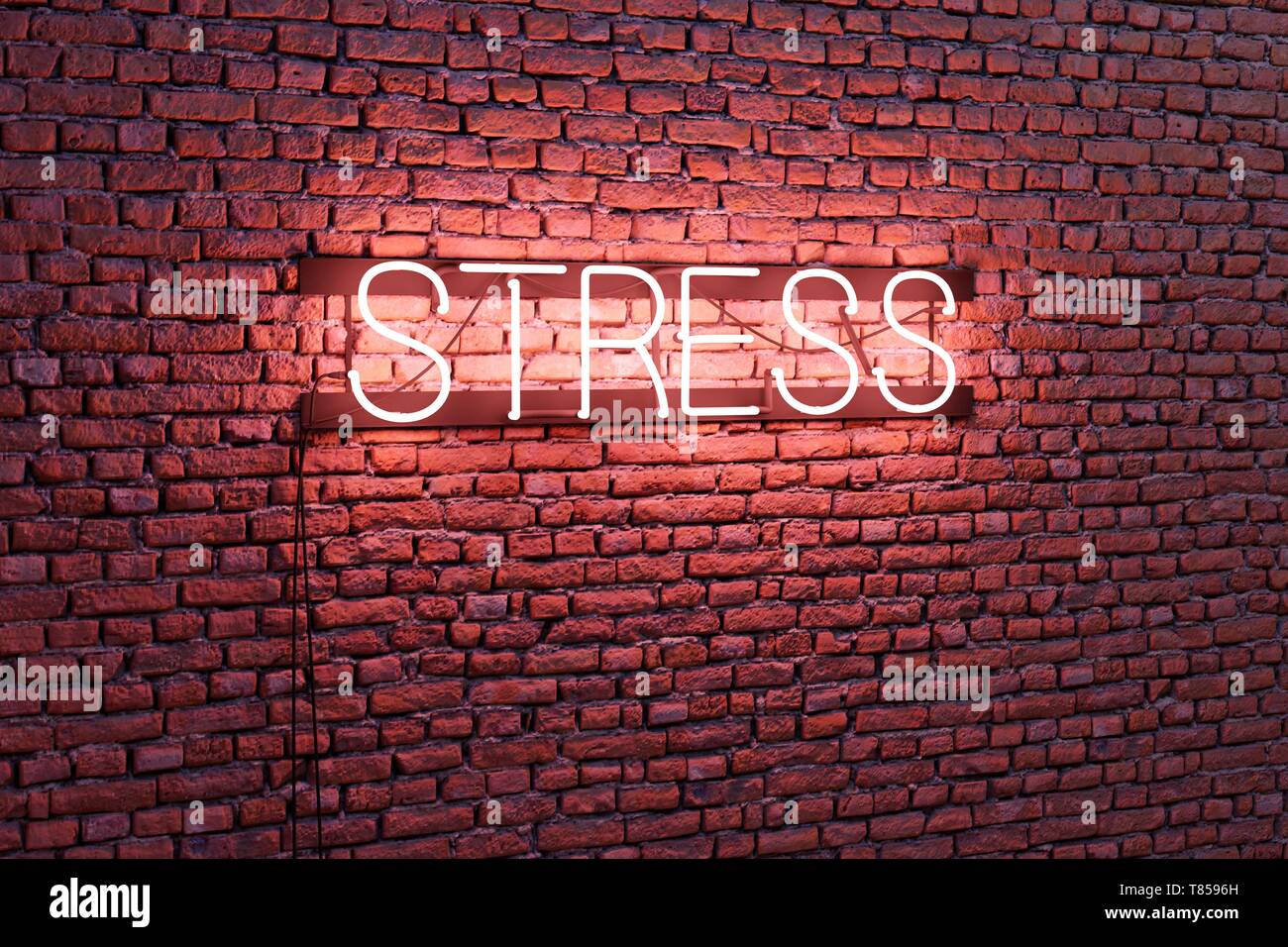 Stress, conceptual illustration Stock Photo