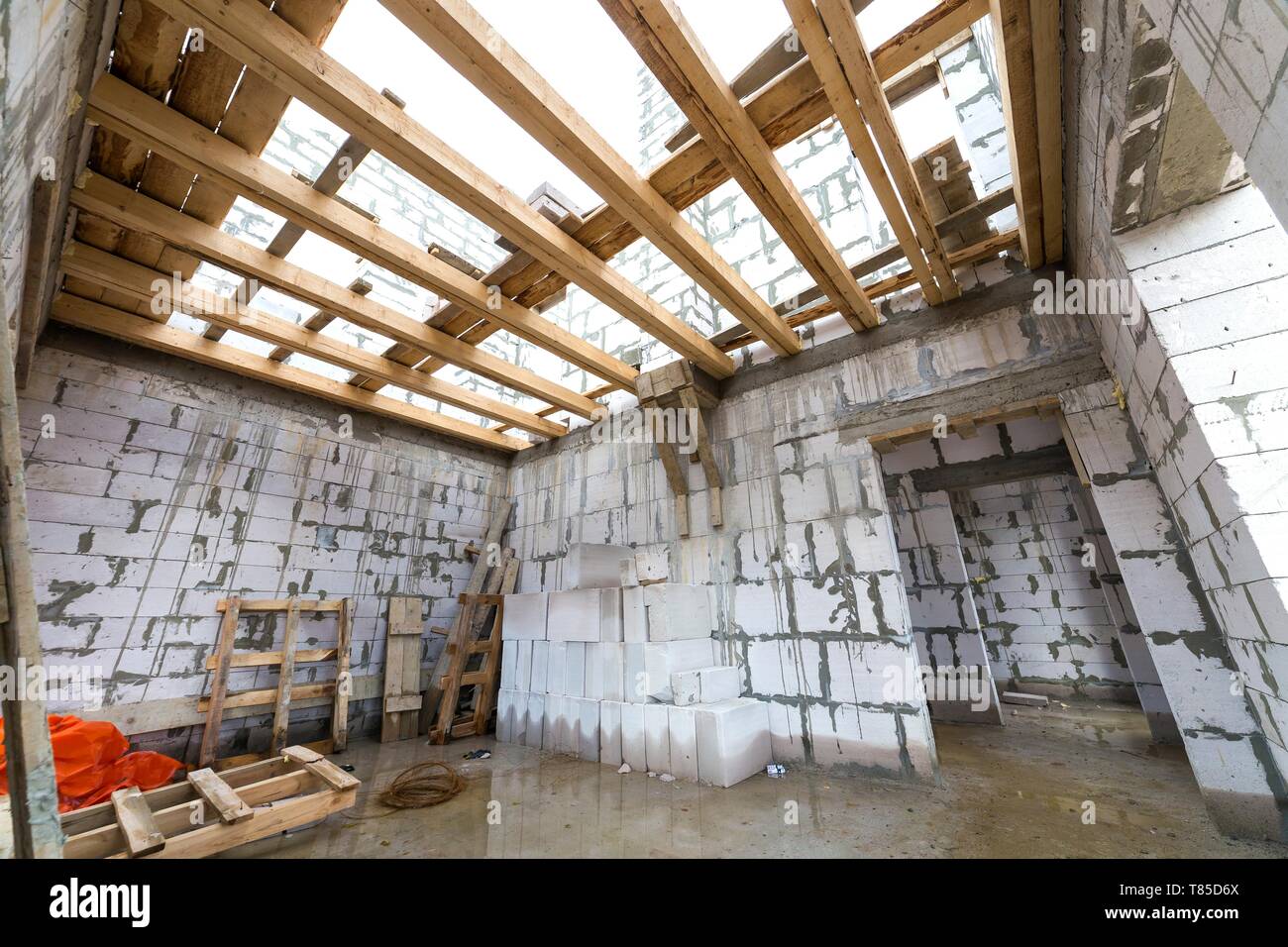 House Room Interior Under Construction And Renovation Energy