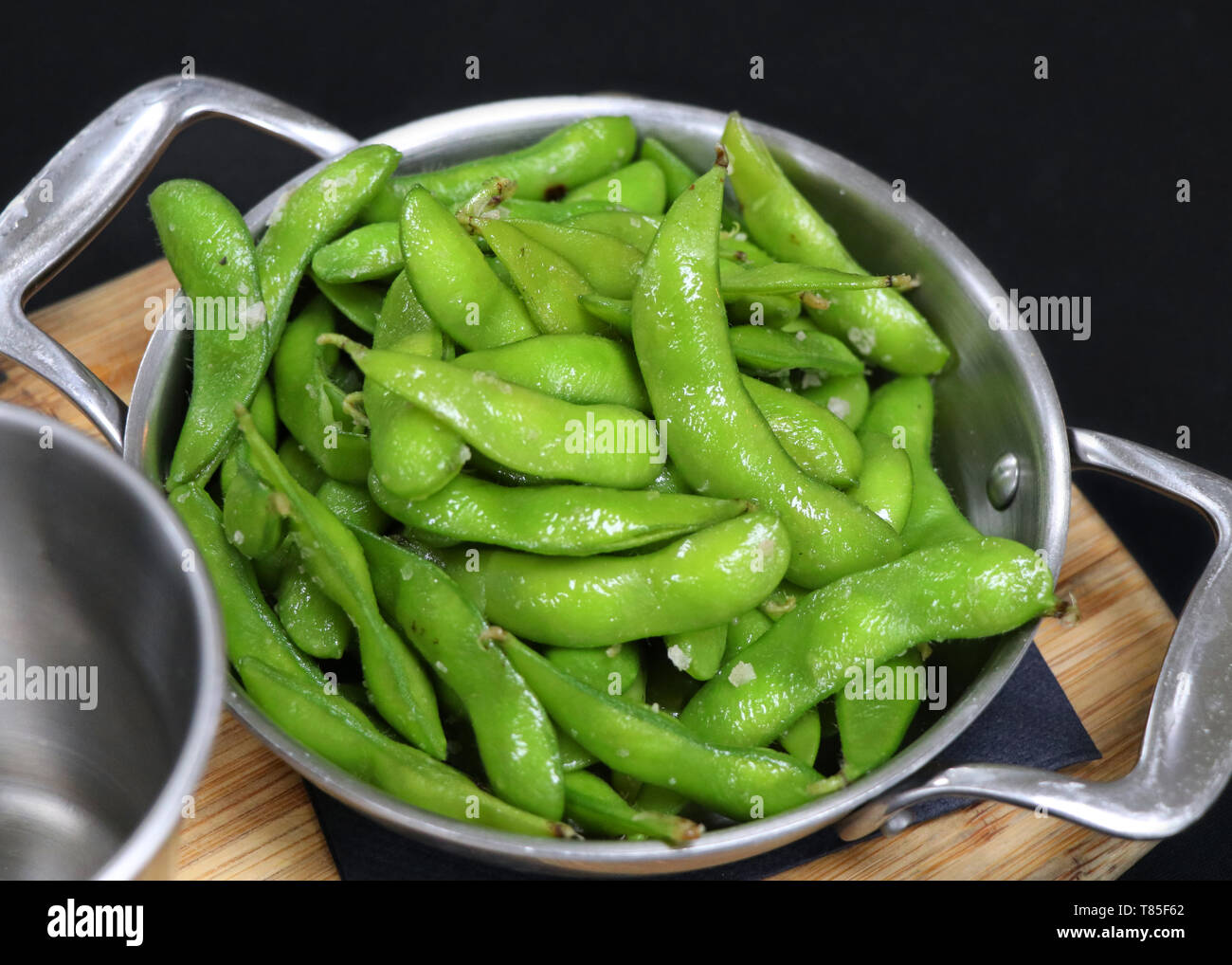 soybean pod known as edamame beans Stock Photo Alamy