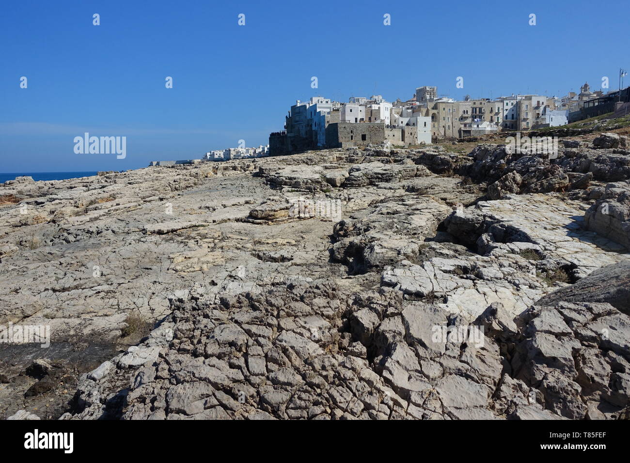 Polignano a mare wallpaper, most beautiful places on Earth wallpaper, Polignano a Mare, Italy Stock Photo