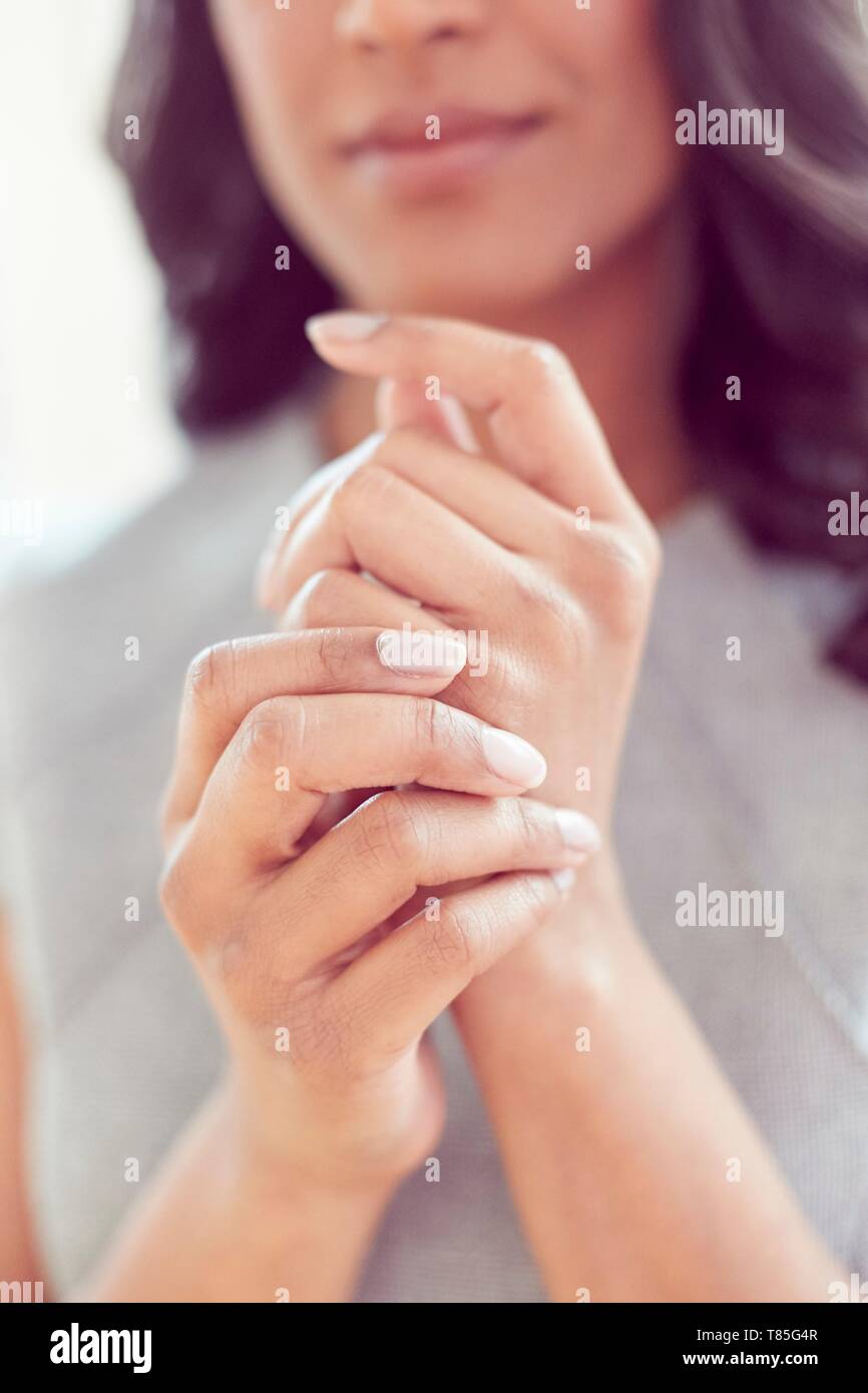 Woman's hands Stock Photo