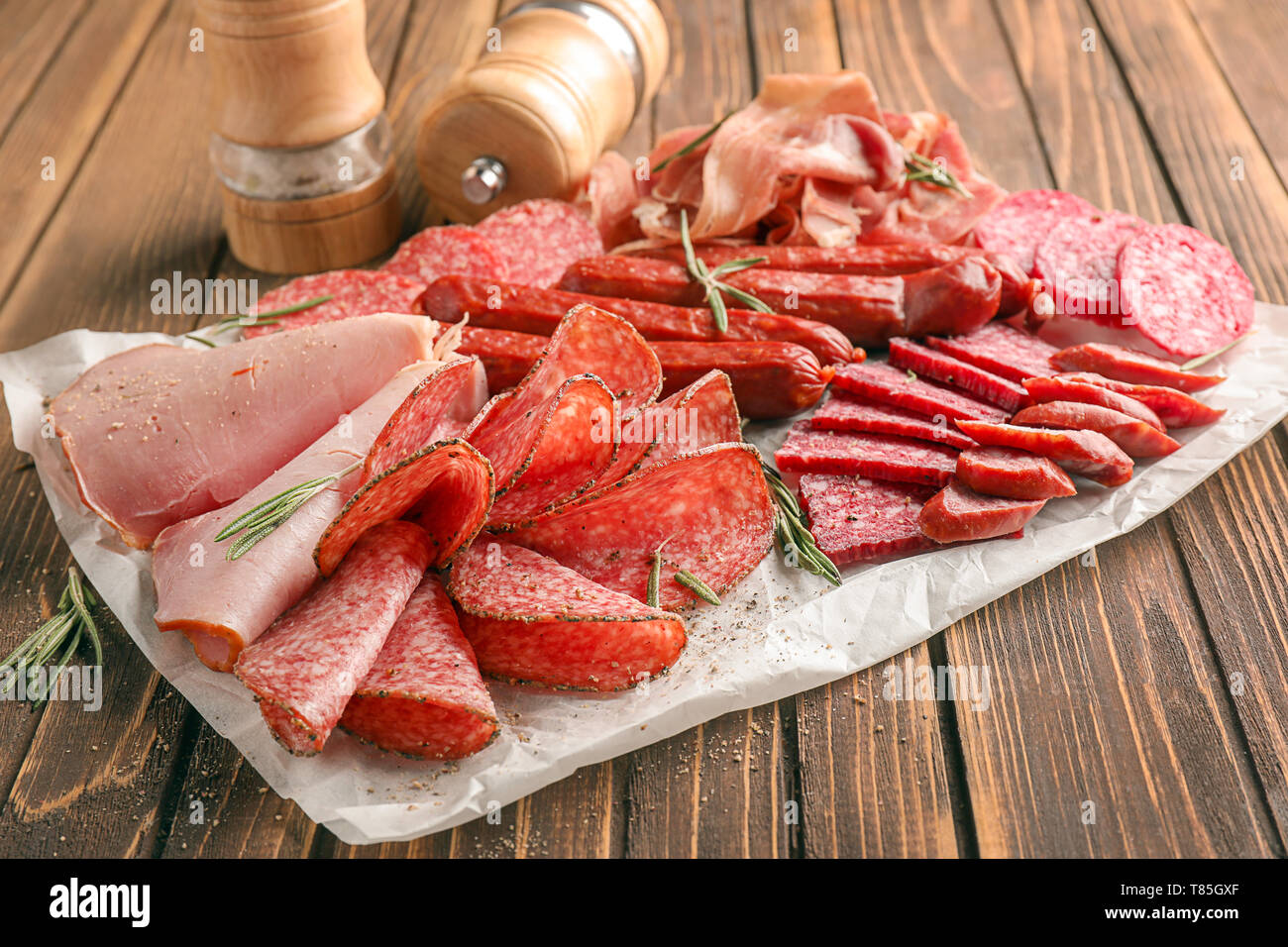 Variety of processed meats hires stock photography and images Alamy