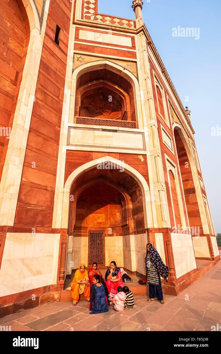 India, New Delhi, Humayun's tomb, Mughal architecture complexe declared ...