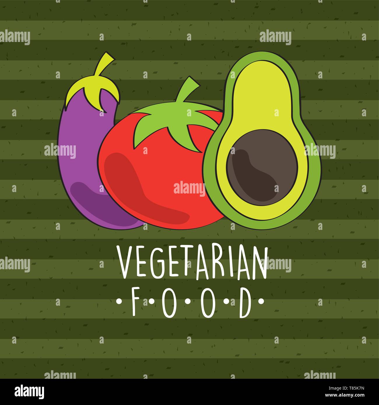 vegan food design Stock Vector Image & Art - Alamy