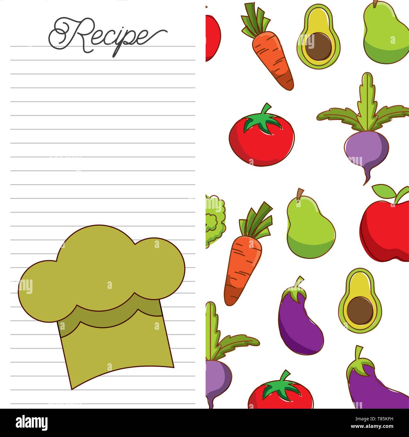vegan food design Stock Vector Image & Art - Alamy