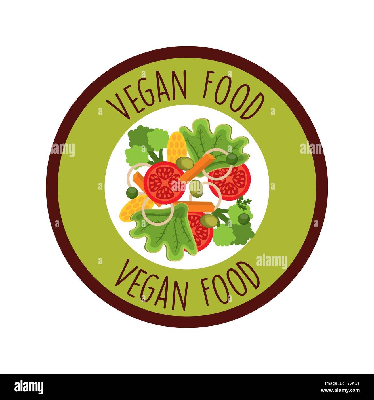 vegan food design Stock Vector Image & Art - Alamy