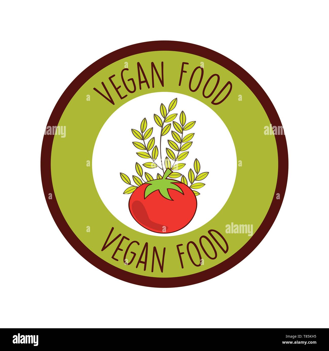 vegan food design Stock Vector Image & Art - Alamy