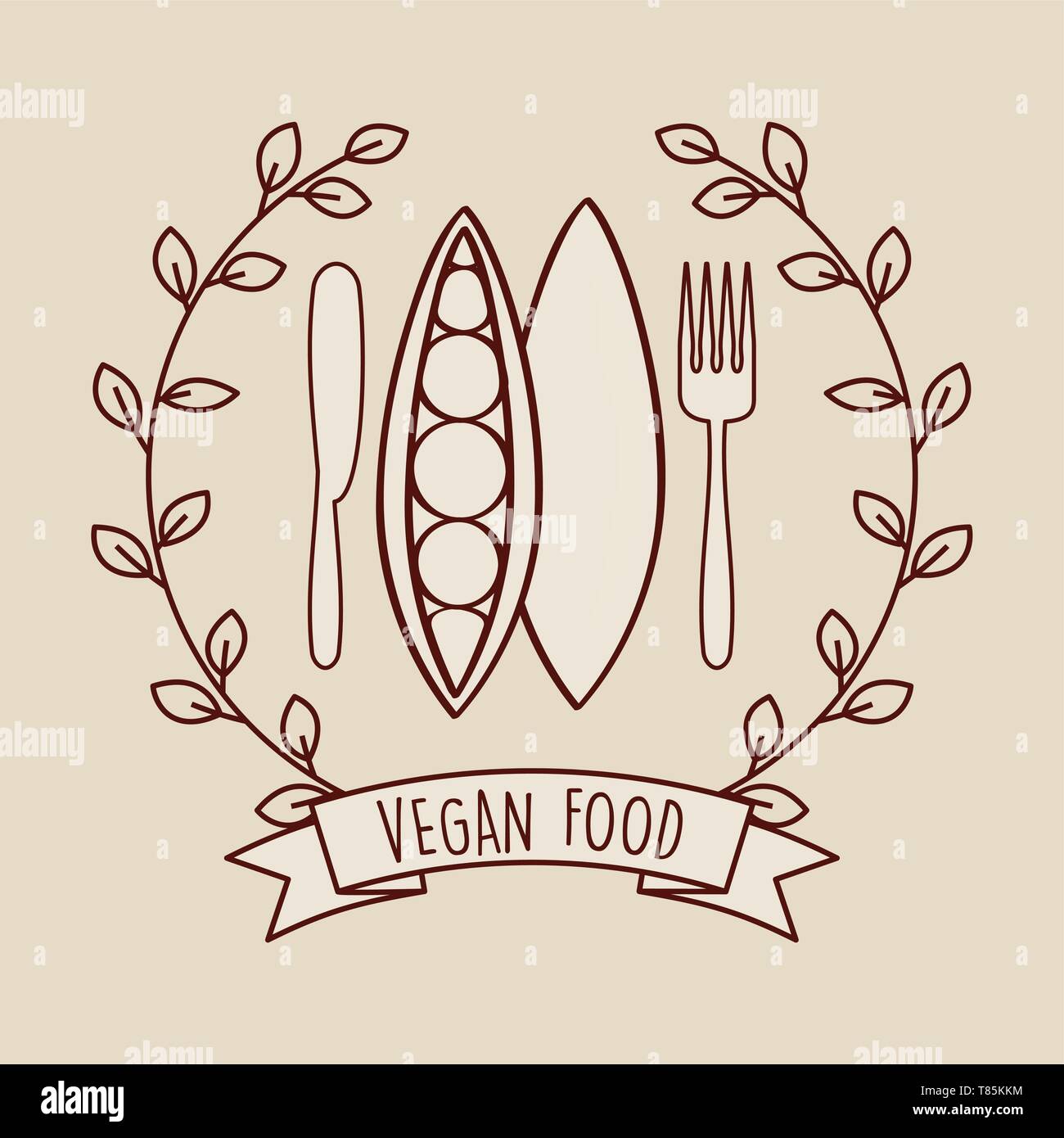 vegan food design Stock Vector Image & Art - Alamy