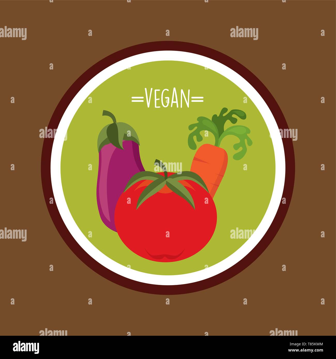 vegan food design Stock Vector Image & Art - Alamy