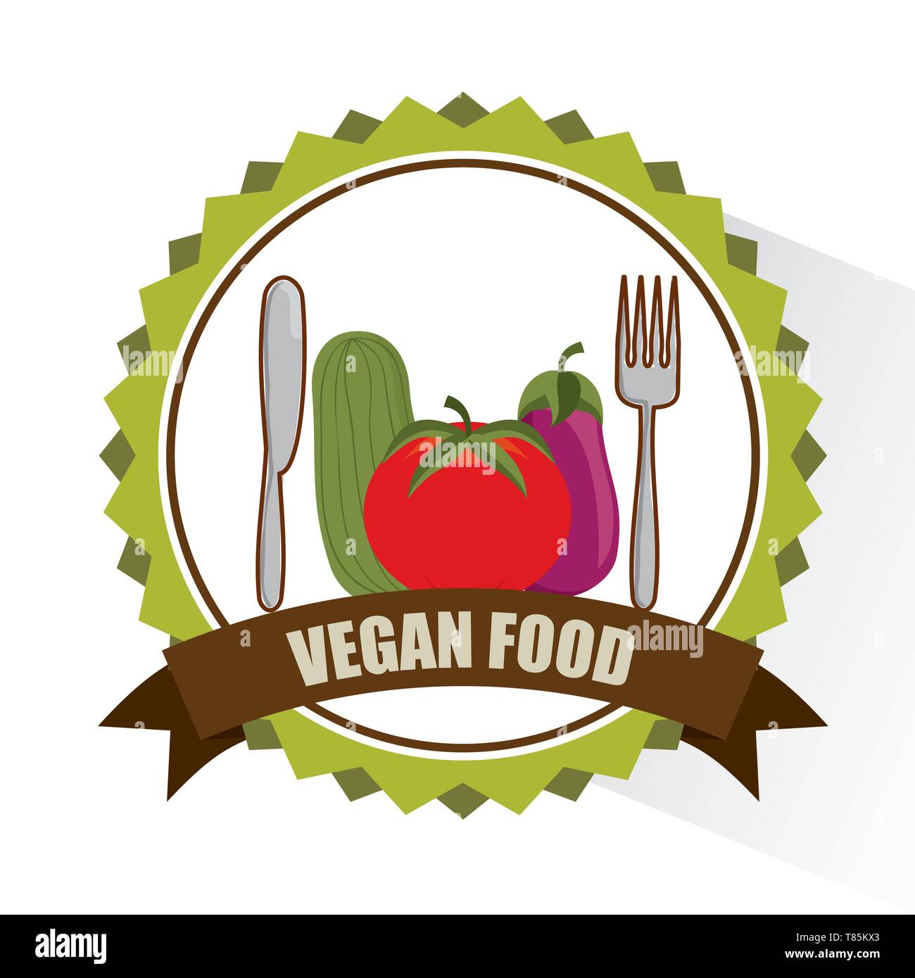 vegan food design Stock Vector Image & Art - Alamy