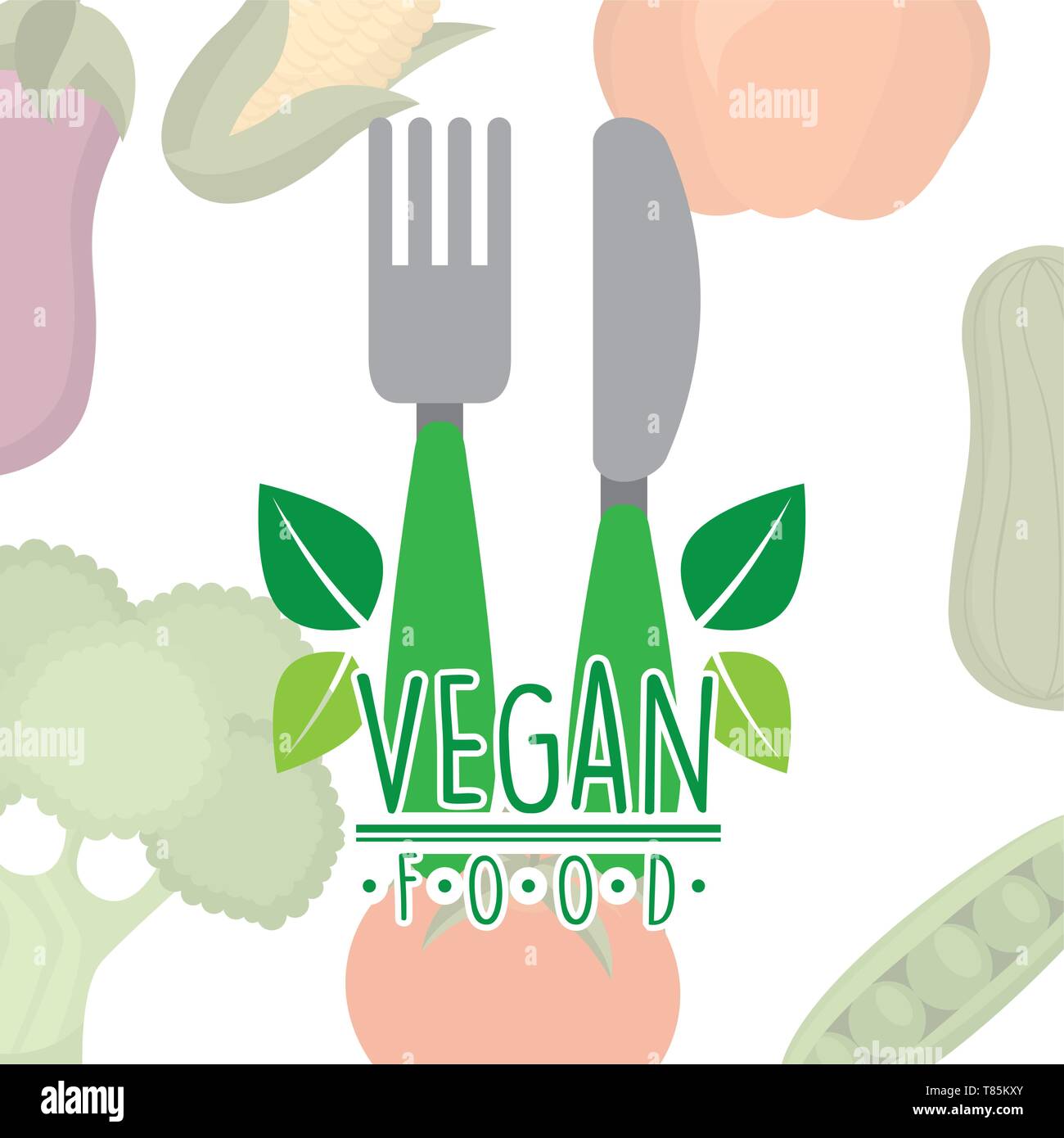 vegan food design Stock Vector Image & Art - Alamy